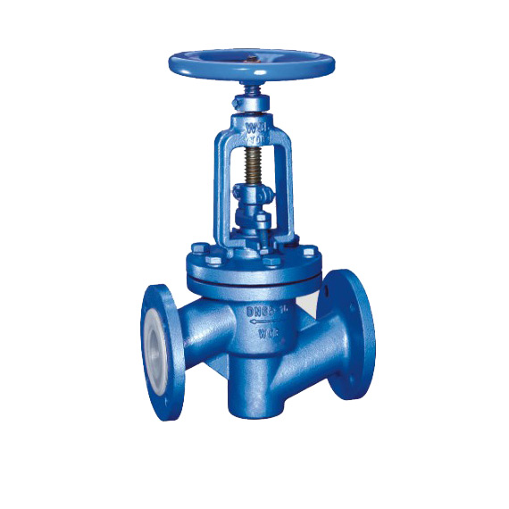 Fluorine lining stop valve J41F46