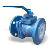 Fluorine lined ball valve Q41F46